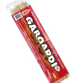 ESPETINHO PARA CHURRASCO MADEIRA  3,5 x 250 mm